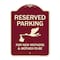 Signmission Designer Series-Reserved Parking For New Mothers & Mothers To-be, 24" x 18", BU-1824-9762 A-DES-BU-1824-9762 - alternate 1
